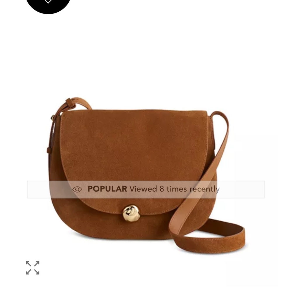 NWT Madewell Brown Suede Crossbody Bag
